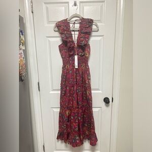NWT House of Harlow 1960 Midi Floral Dress Size Large